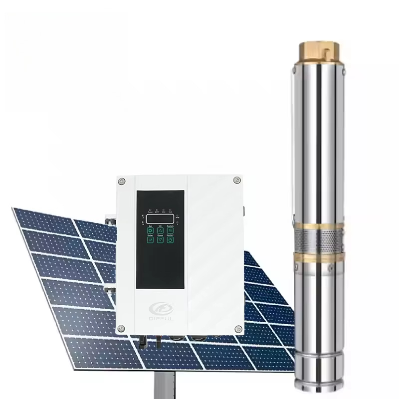 Solar Water Pump - Tarım Çiftliği Sulaması için Geniş Voltajlı