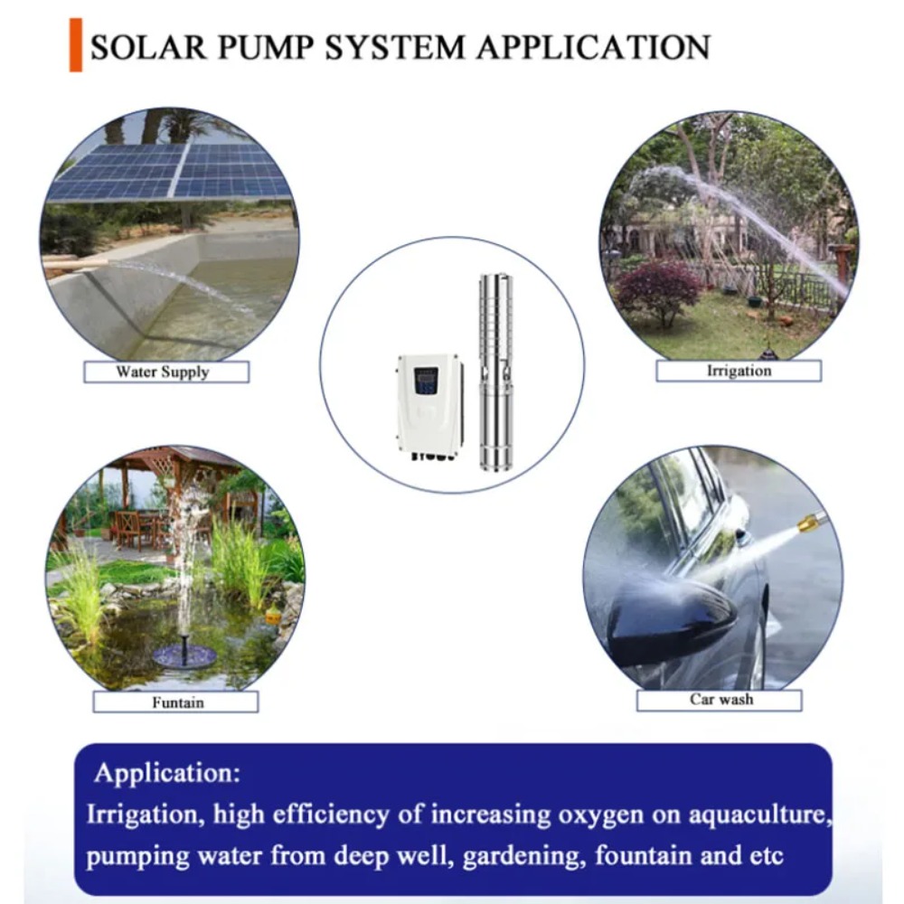 Solar Water Pump - 3 inç Güneş Enerjili Derin Kuyu