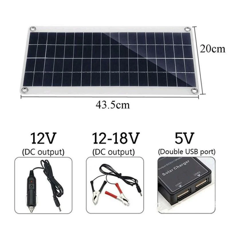 Güneş Paneli Kiti 30W 12V Çift - Solar Panel Monocrystalline incelemesi ve fiyatı